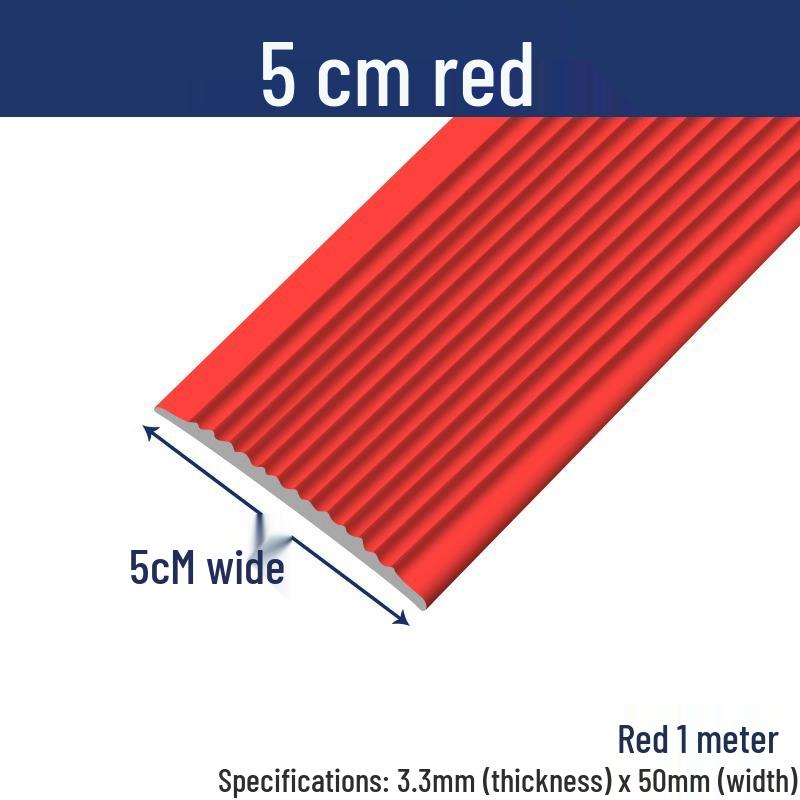 Samoprzylepna listwa krawędziowa ze antypoślizgowego PVC na stopnie schodów dla przedszkoli