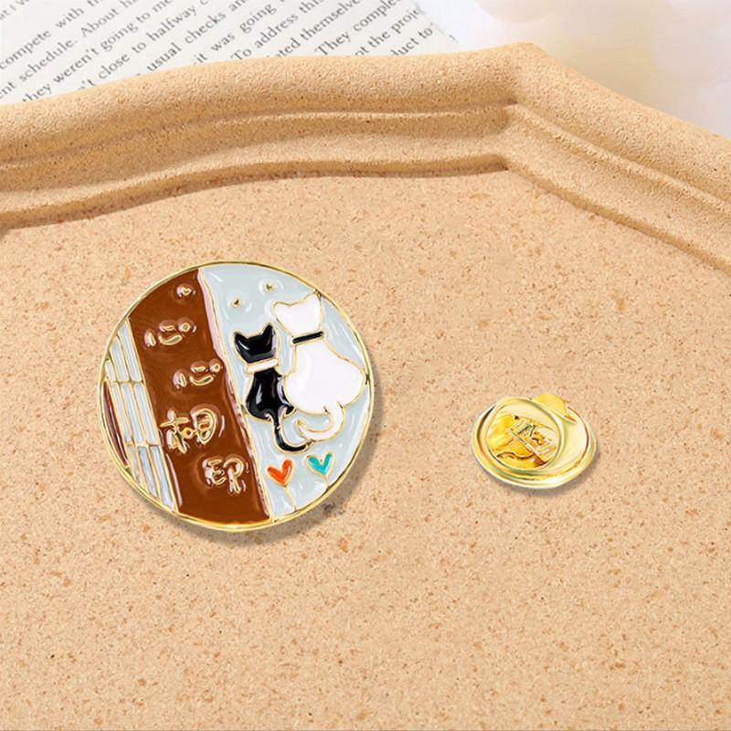 Retro Zodiac Products, Guochao Cartoon Faucet Brooch, Piercing Horse Needle, Oriental Dragon Men'S Suit Accessories Badge