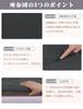 Shinnwa Long High Bamboo No Butt Pain 3 Sofa Sofa Seat All Floor Dark Gray Cushion, Resilience, Charcoal, Dehumidifying, Deodorizing, Cushion,