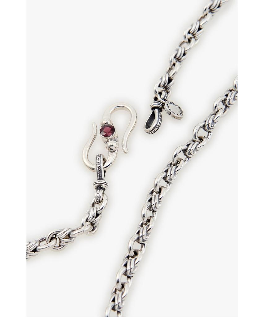 Man On The Boon [Gerochristo Jewelry] Twist Chain 50Cm_Silver 4716129215