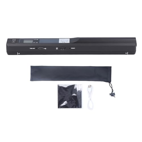 KIMISS Draagbare Scanner voor A4-documenten, Foto's en Bonnen, 8,27-inch HD 900DPI Kleur, Handheld Type, Lichtgewicht Staaf Type, Ideaal voor Kantoor, Thuis