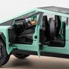 1:24 Cybertruck Pickup Trailer Alloy Car Model Diecasts Metal Toy Off-road Vehicles Truck Model Sound and Light Kids Gifts