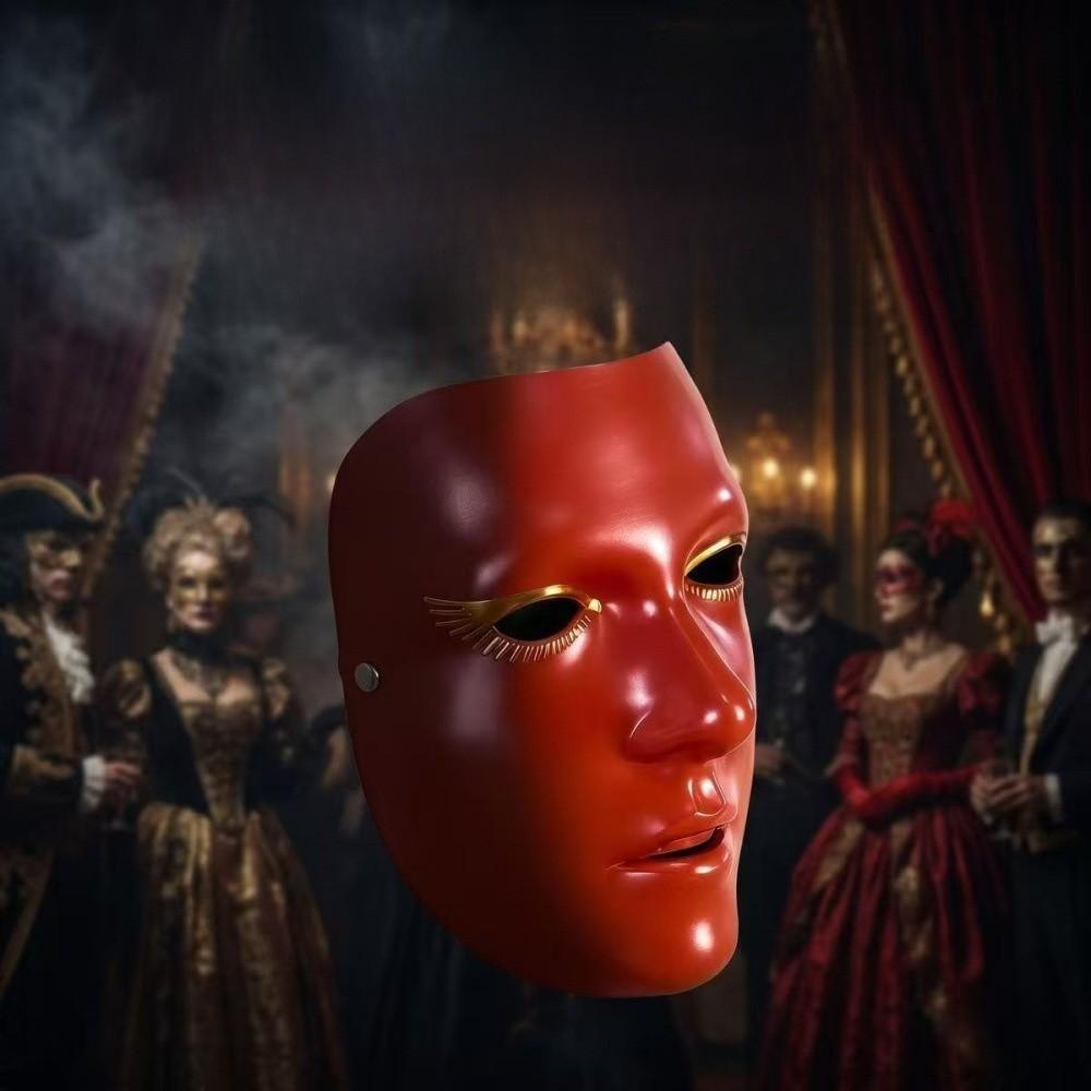 Resin Venetian Mask Full Face Mask For Cosplay And Themed Party Costume