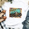 Women Lady Floral Truck Pumpkin Halloween Thanksgiving Print Womens Clothes Shirt T Tee For Tshirt Female