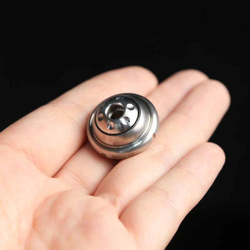 UFO Shape Knife Drop Fingertip Gyro Pendant Adult Fidget Toy Paracord Rope Decompression Toys Edc Stainless Steel Accessory