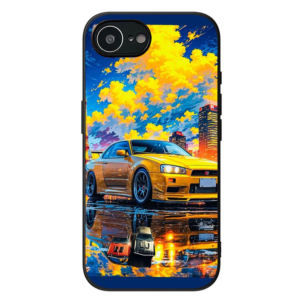 Supercar Comics Super Car Taillights Phone Cover for Xiaomi Redmi Note 12 11 10 A3 Pro 10A 10C 12C Note12 5G Protective Case