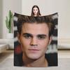 Soft Cozy Throw Blanket Travel Stefan Salvatore Blanket  Flannel Bedspread For Outdoor Funny Sofa Bed Cover