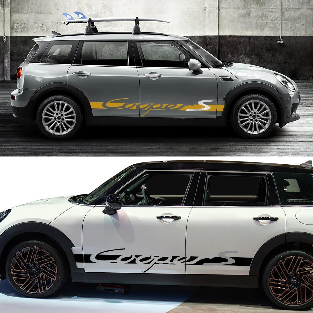 Car Door Side Stickers For MINI Cooper S JCW R55 R56 F55 F56 F57 F60 R60 R61 F54 Vinyl Decor Decal Auto Para Tuning Accessories