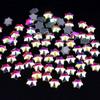 Blinginbox Hight Quality Rhinestone Bulk Special Shapes Crystal AB Hot Fix Rhinestones Iron on Rhinestones for Fabric Decoration