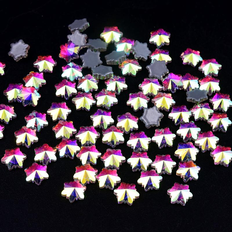 Blinginbox Hight Quality Rhinestone Bulk Special Shapes Crystal AB Hot Fix Rhinestones Iron on Rhinestones for Fabric Decoration
