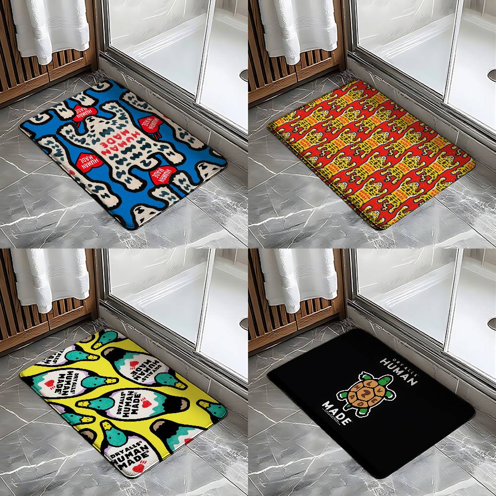 Fashion Design-H-Humans-M-Mades-Entry Door Floor Mat Festive Decorations Carpet Bathroom Anti-slip Mat Entrance Doormat