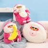 10 Styles Cartoon Fluffy Gorilla Plush Toy Pink Monkey Soft Stuffed  Animal Doll Backpack Car Bag Room Decor Kid Creative Gifts
