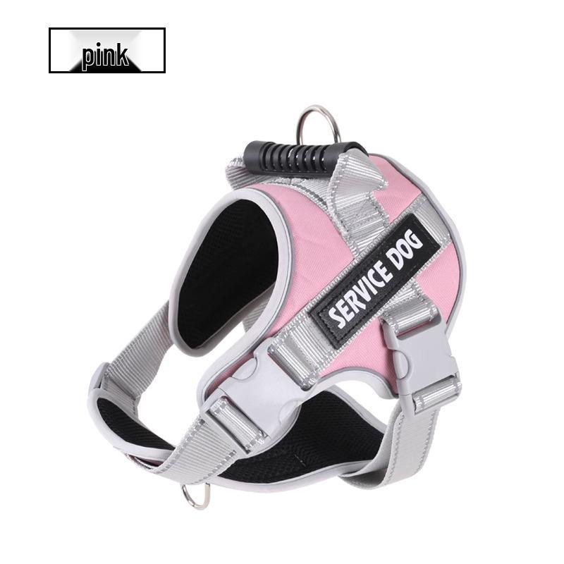 K9 Saddle Style Dog Harness & Leash - Explosion-Proof, Medium/Large Breeds, Border Collie, Golden Retriever