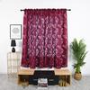 Trees Sheer Curtain Tulle Window  Voile Drape Valance  Fabric