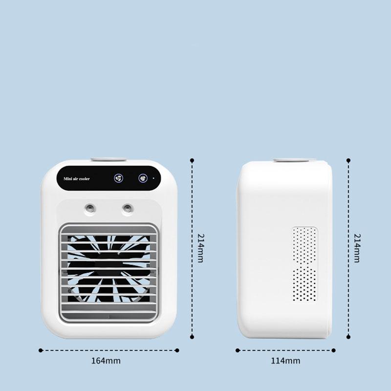 Portable Air Cooler USB Personal Misting Fan - Desktop Mini Air Conditioner Quiet Cooling for Home Office Travel