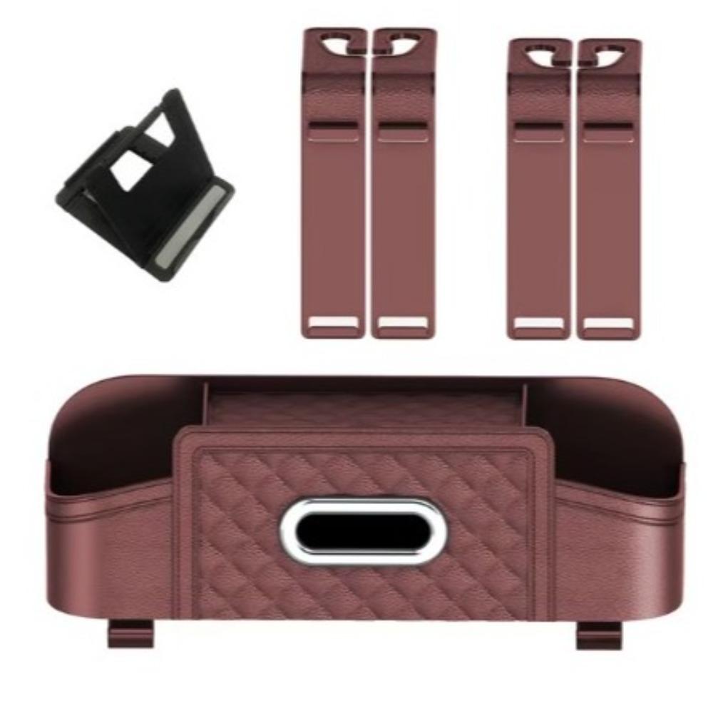 with Hook Car Backseat Storage Box Multifunctional Auto Backseat Tissue Holder  Car Organizer