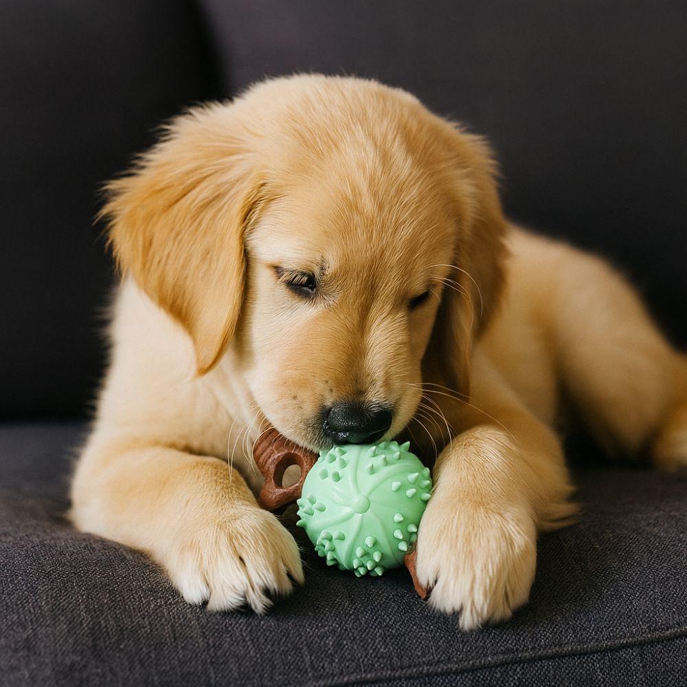 TPR Dog Teething Stick Bite Resistant Dog Toothbrush Toy Gnawing Training Toy  Pet Training