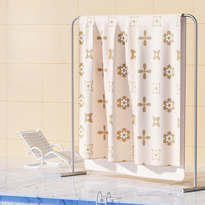 

Микрофибровое Увеличенное Легкое Полотенце 80x160 Очень Большое Быстросохнущее Банное Полотенце Путешествия Плаванье Йога Спортзал Кемпинг Пляжные Основные Аксессуары Отпуск бежевый