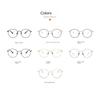 ZENOTTIC Alloy Anti-blue light Computer Glasses Frames Women Men Ultralight Vintage Round Myopia Optical Prescription Eyeglasses