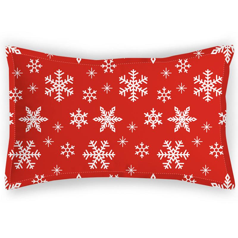 Holiday Printed Pillowcase Christmas Series Digital Printed Holiday Atmosphere Children's Pillowcase Polyester Pillowcase