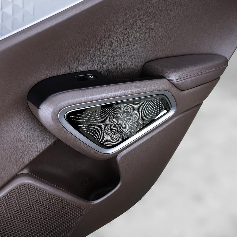 Automotive Door Speaker Horn Protective Covers Silver/Black Stainless Steel for KIA Soul -2025 LHD RHD Car Trim Accessories