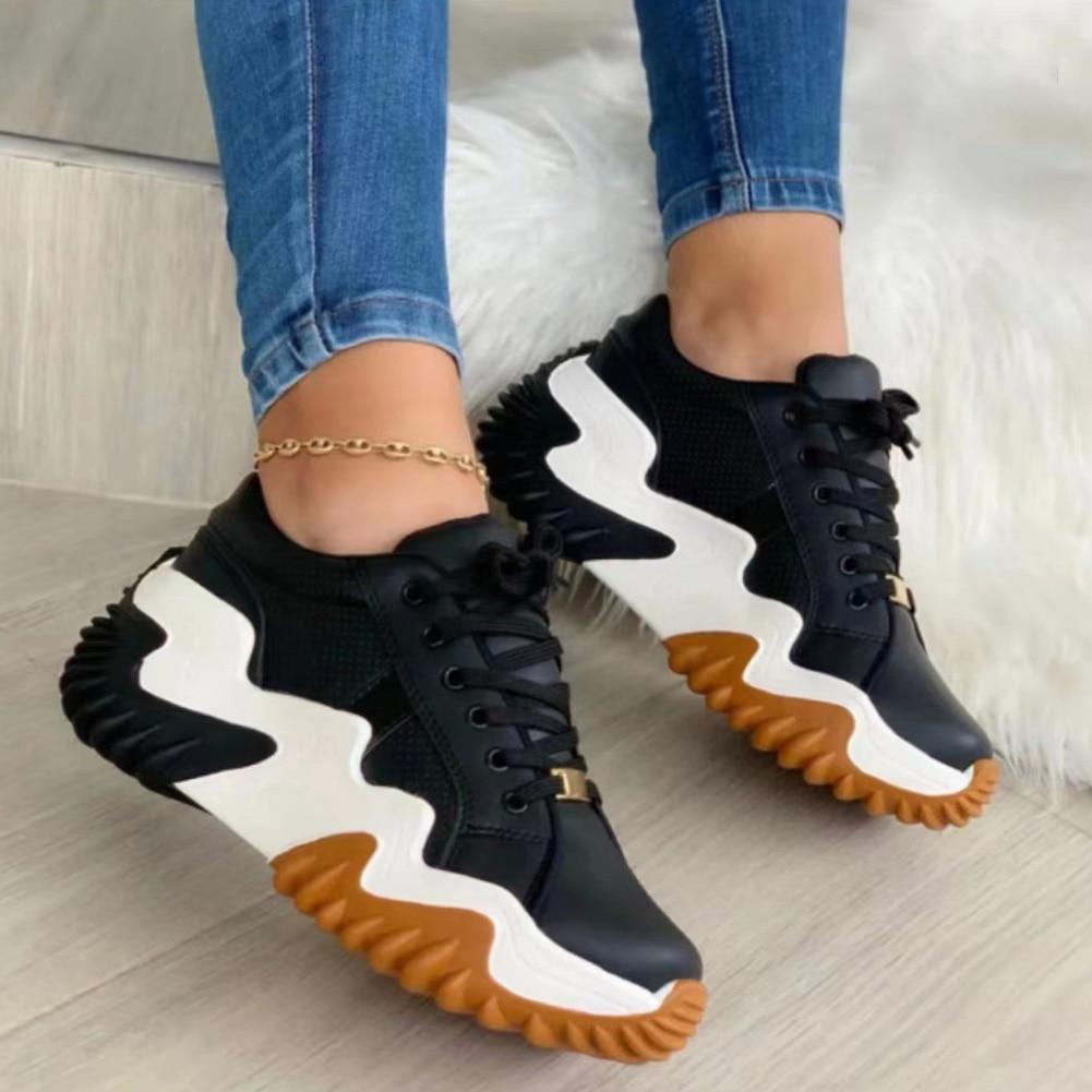 Herbst Casual Papa Schuhe Damen Frau Komfort Vulkanisierte Weibliche Klobige Designer Plateau Turnschuhe Schuhe