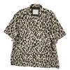 sacai Leopard Print Shirt 25-03729M tops 2 Beige x blackUsed