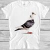 Brieftaube Haustier Taube Blume Einhorn Vogel Fliegen Tier Geschenk T-Shirt M1080