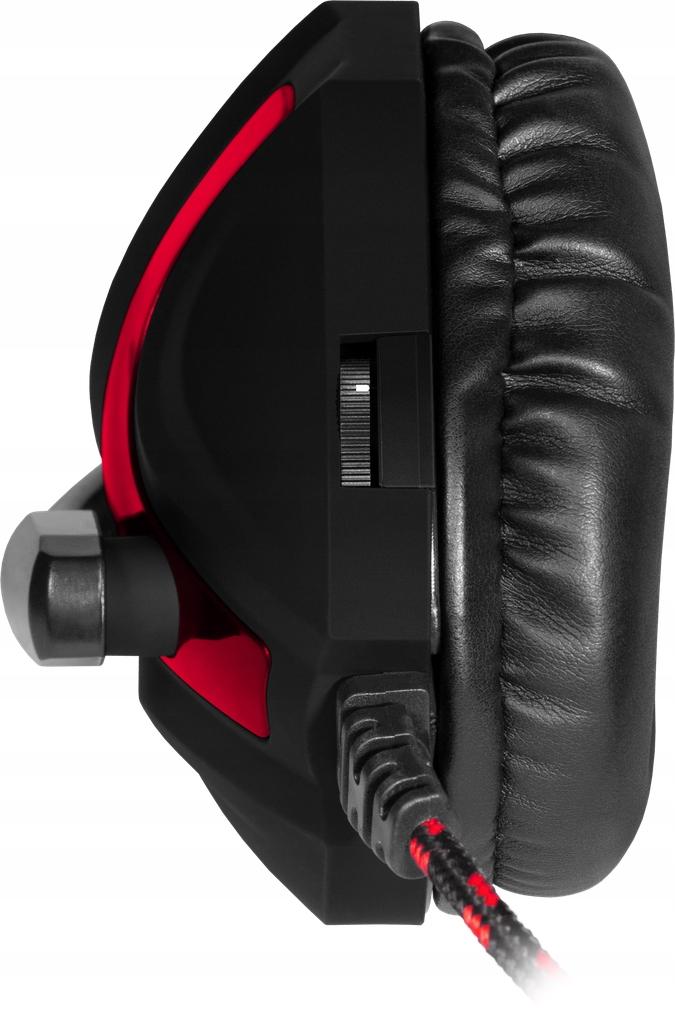 Słuchawki z mikrofonem Defender SCRAPPER 500 Gaming czerwono-czarne + adapter 4 pin + GRA