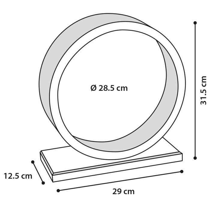 Roue d'exercice pour rongeurs Danco L