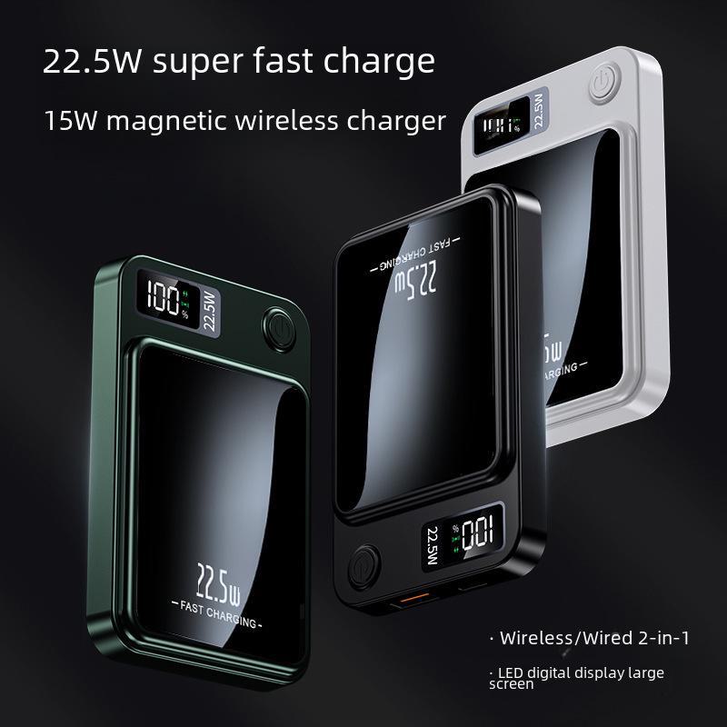 22.5WPD Fast Charge MagSafe Magnetic Power Bank - Large Capacity and Compact Design