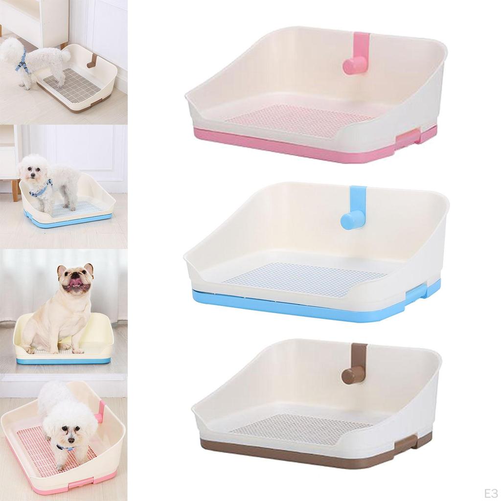 Dog Toilet Loo Mat Mesh Grids Pee Pad Litter Tray Bedpan Puppy Urinal Pet Training
