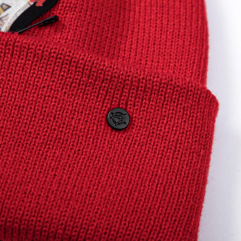 BLACKBLOND Bibbidi Maverick Patch Beanie (Red)