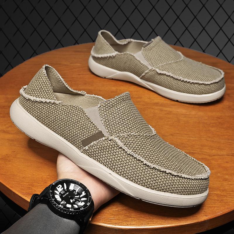 "Pantofole chiuse leggere casual da uomo transfrontaliere - Scarpe da guida estive resistenti all'usura"