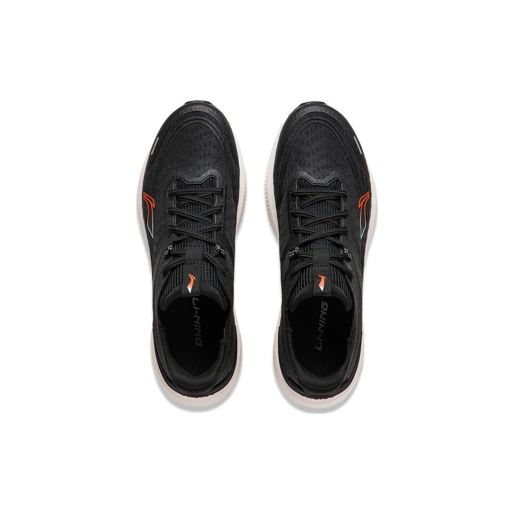 Li-Ning Light And Shadow Element Reflective Support Durable Non-Slip Low-Top Running Shoes Men Sneaker Black ARHU027-3