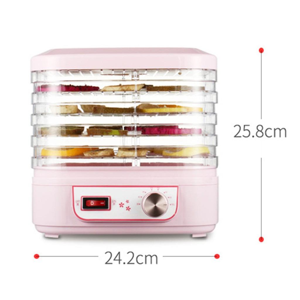 Food Dehydrator Fruit Vegetable Herb Meat Drying Machine Pet Snacks Food Dryer With 5 Trays 220V 50Hz Kitchen Appliances