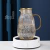 Elegant Glass Cold Water Pitcher with Lid