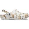 Crocs Classic Clog Camouflage Printing Beach Sandals White Camouflage Unisex