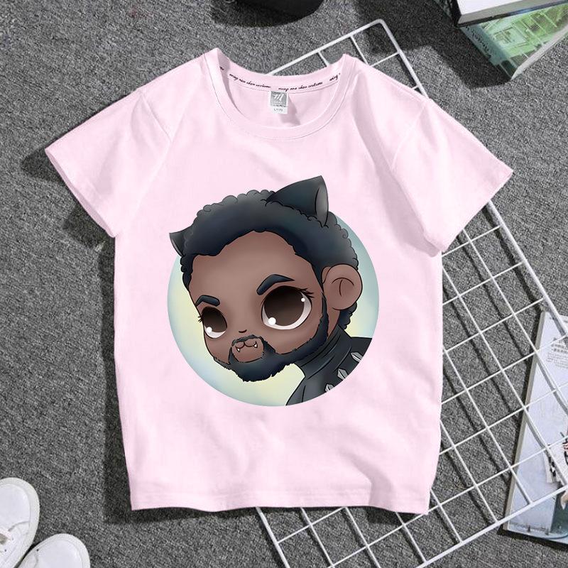 Childrens Tshirt Qversion Doctor Strange Pure Cotton Printed Round Neck Parent Child Wear Unisexs and Womens Short Sleeves