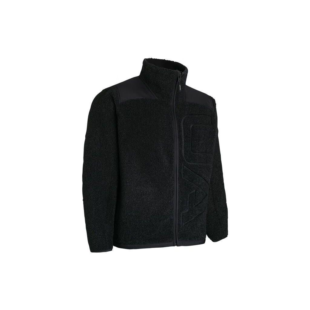 Under Armour Mission Solid Color Stand Collar Fleece Training Jacket Men Jacket Black 1378844-001