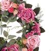 45cm Artificial Wreath Hanging Arrangements Floral Swag Photography Props for Farmhouse