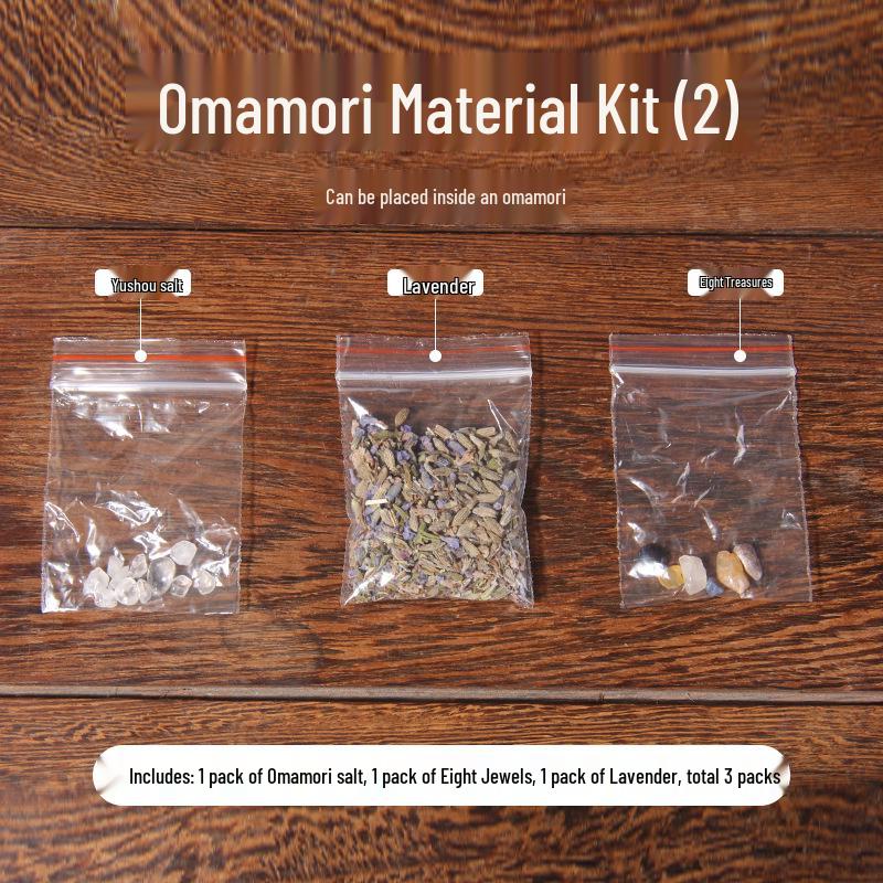 Japanese Omamori Knot Lucky Bag: Embroidered Brocade Pendant for Car or Home Wealth Attraction