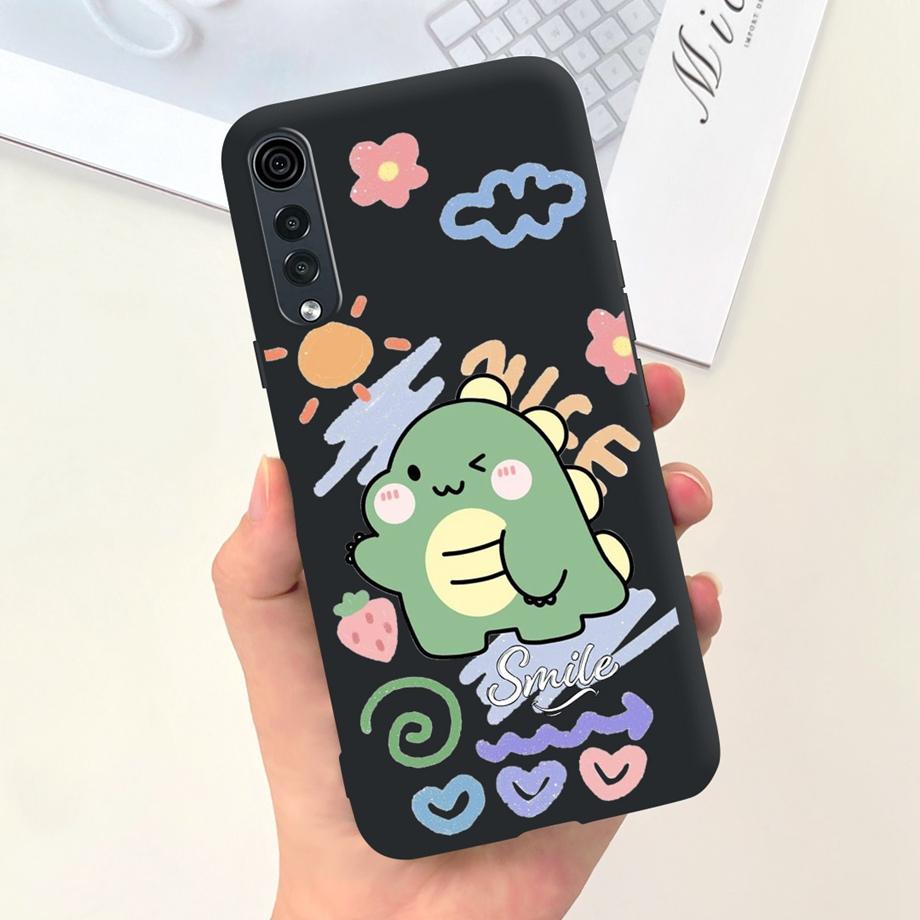 For LG Velvet 5G Case LG Velvet 4G Back Cover Liquid Silicone Bumper Shell On LGVelvet LM-G900N Coque Fashion Design Pattern Bag