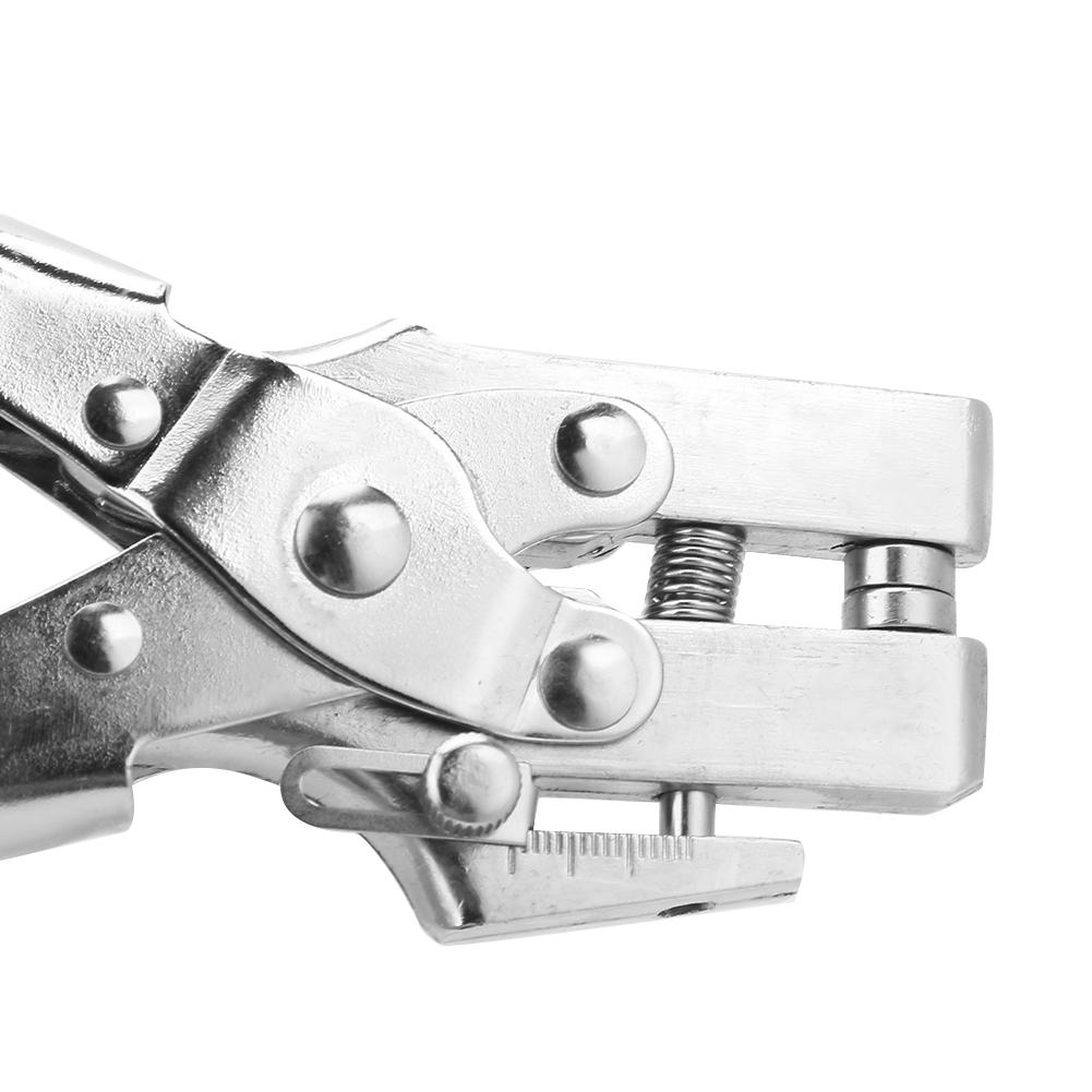 Multifunction Double Using Steel Manual Hole Punching Pliers Hand Tool with 100Pcs Buttons