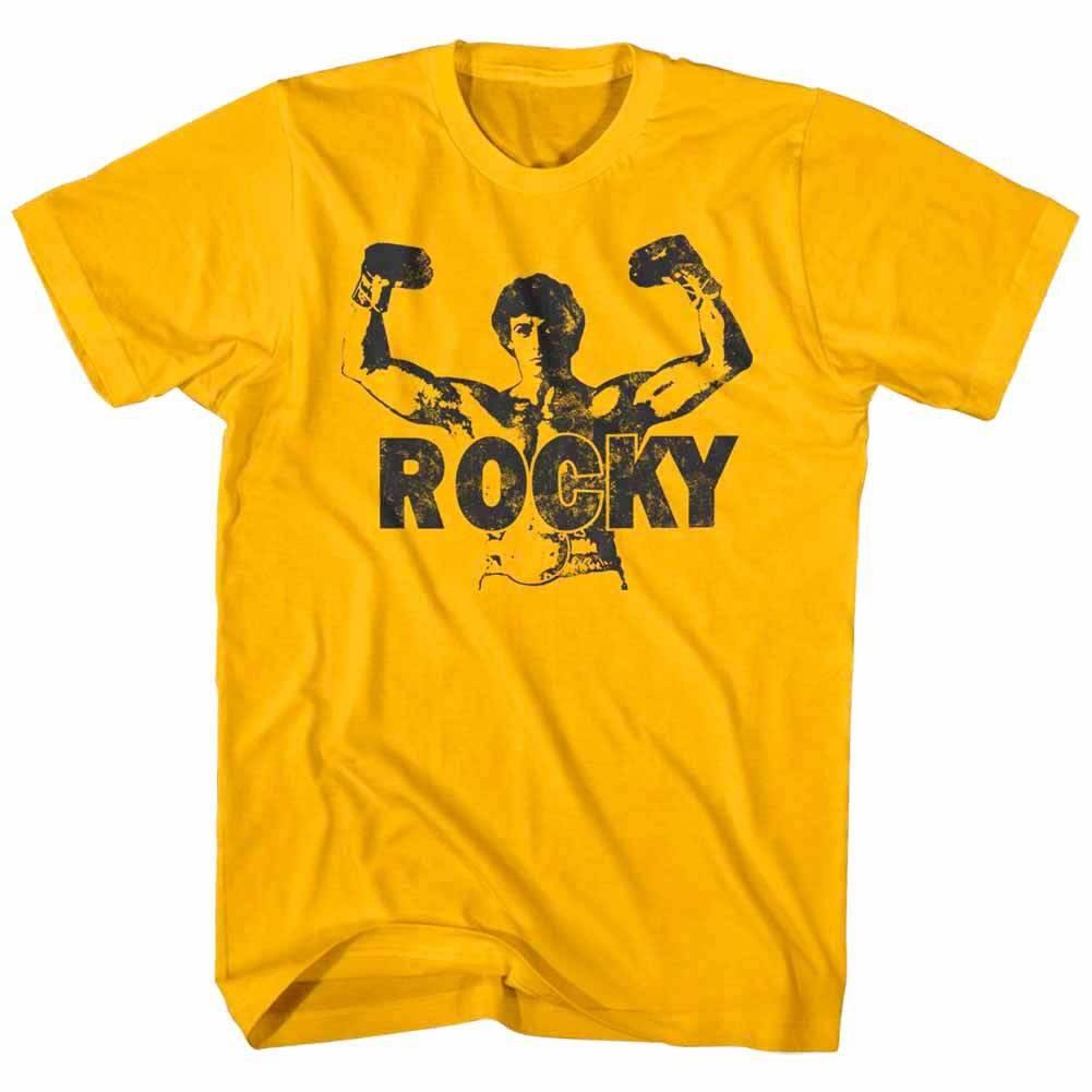 Rocky Champion Pose Men T Shirt S