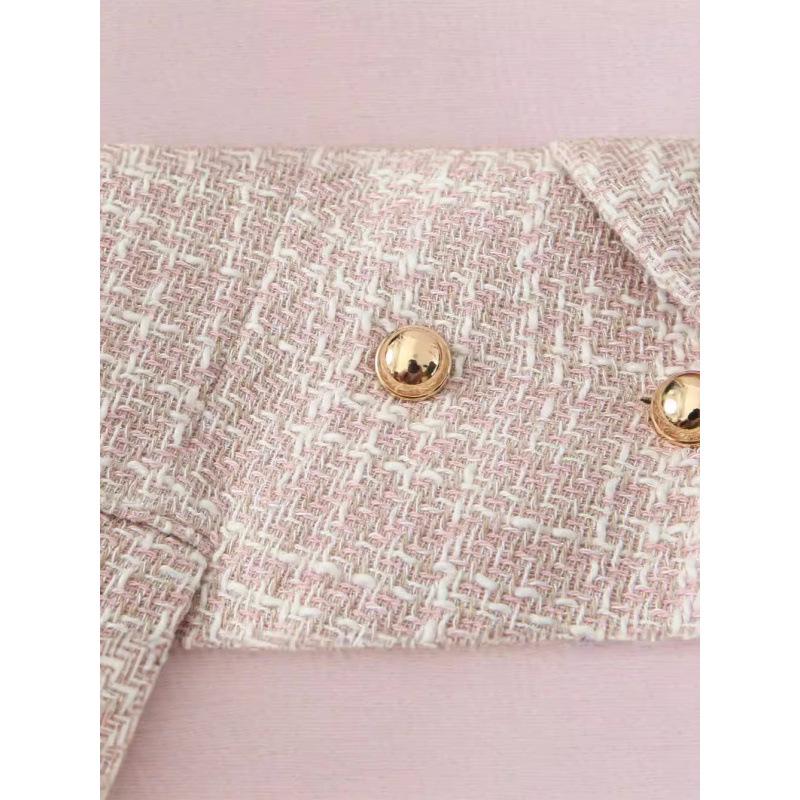 Autumn European & American Style Women's Double-Breasted Mid-Length Knitted Coat (9192156)