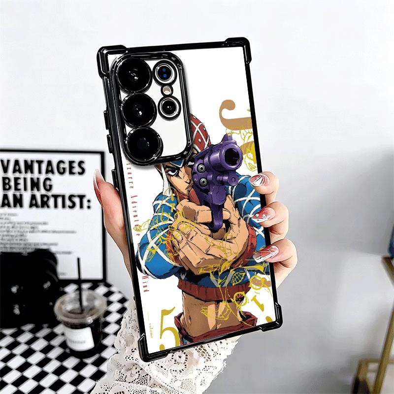 JoJo Abenteuer Guido Mista Weiche Handyhülle Für Samsung Galaxy S26 Ultra S25 Edge S24 FE S23 Plus S22 S21 + S20 Galvanisiert Anti-Fall