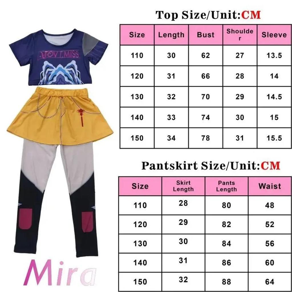Girl Demon Hunter Pop Star Halloween Stage Performance Kids Costume Set