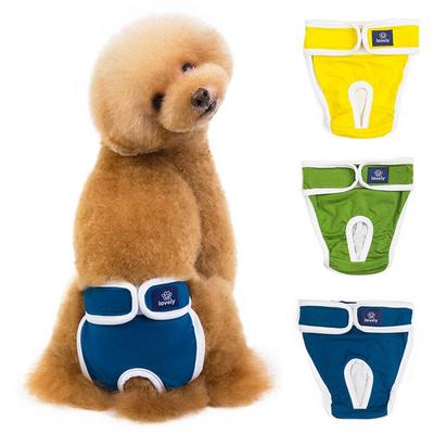 Pet Diapers Pants Elastic Waistband Dog Shorts Breathable Anti-harassment Puppy Shorts Diaper Cloth Safety Physiological Pants