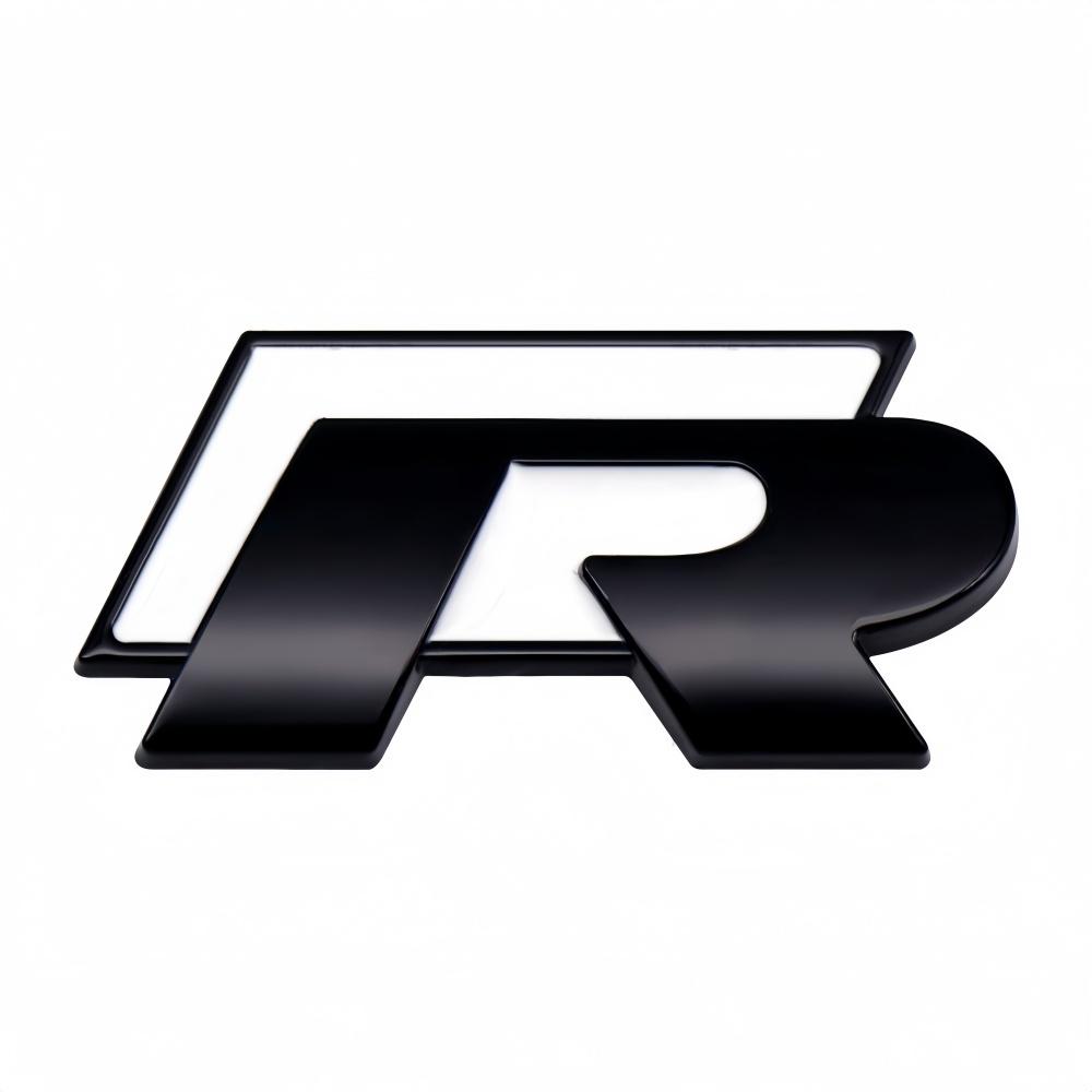 NEW For VWR Logo Metal Car Grille Emblem Rear Trunk Badge Stickers Polo Golf Jetta Beetle CC Tiguan Touran Passa Zd9